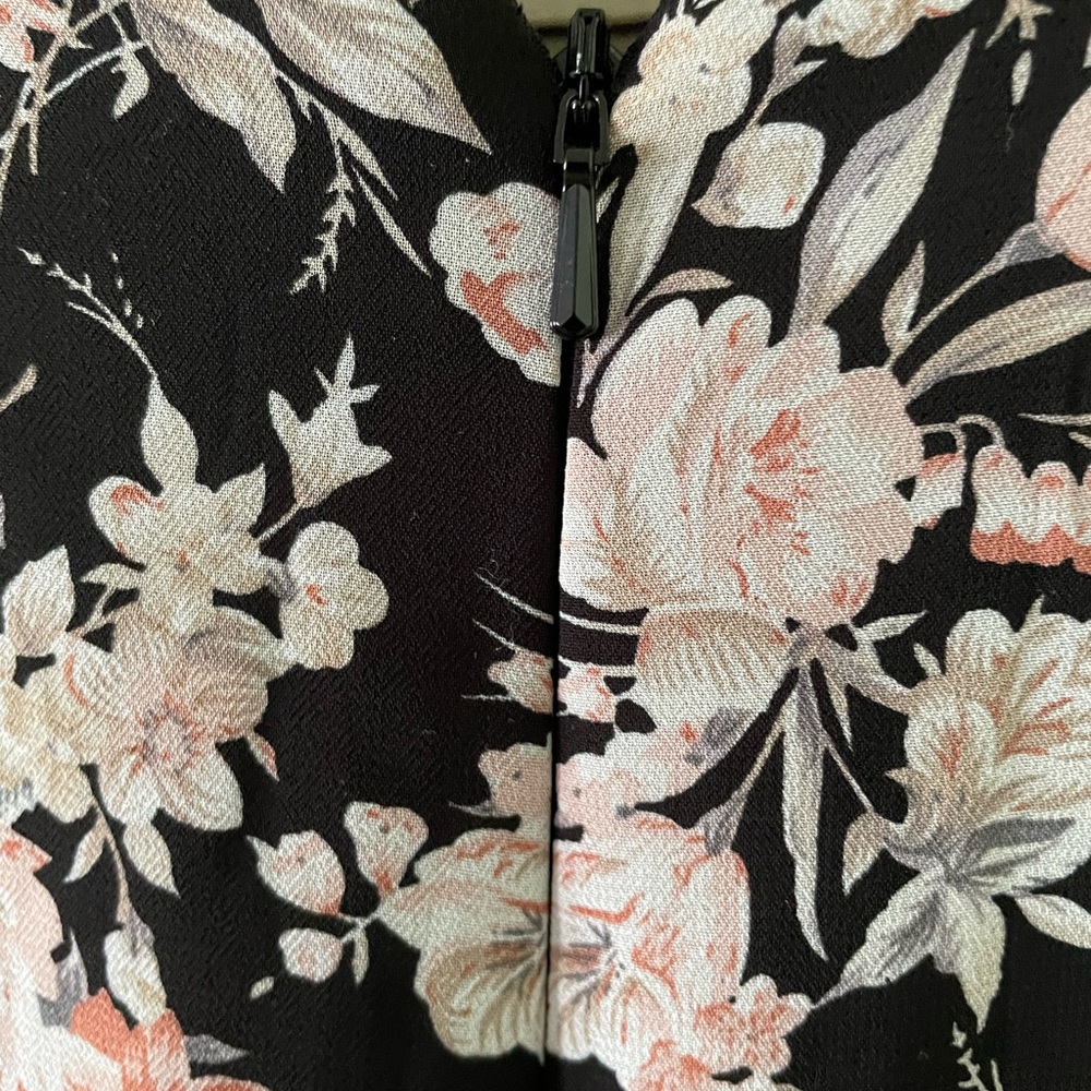 Mac Duggal Black and Pink Floral Maxi Dress - Picture 10 of 15